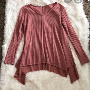 Waffle Knit Long Sleeve Top . PRICE NEGOTIABLE